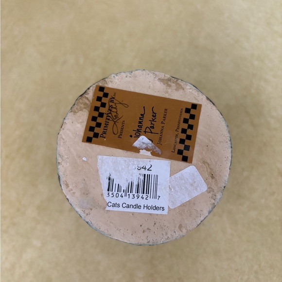 Black and Red Cat Candle Holder - Picture 5 of 7